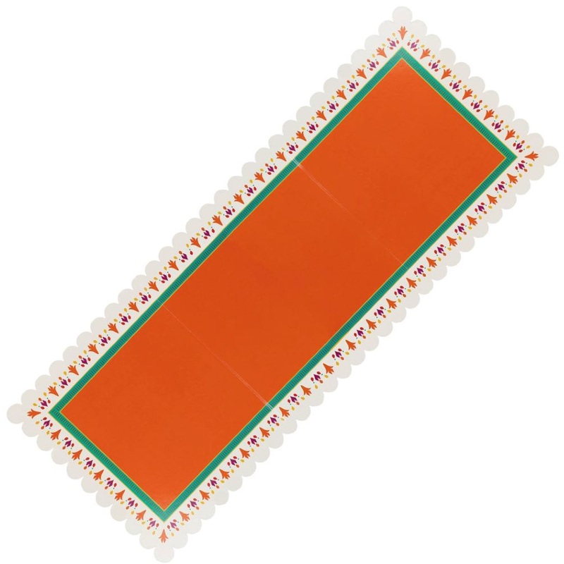 Orange platter 30 x 80cm