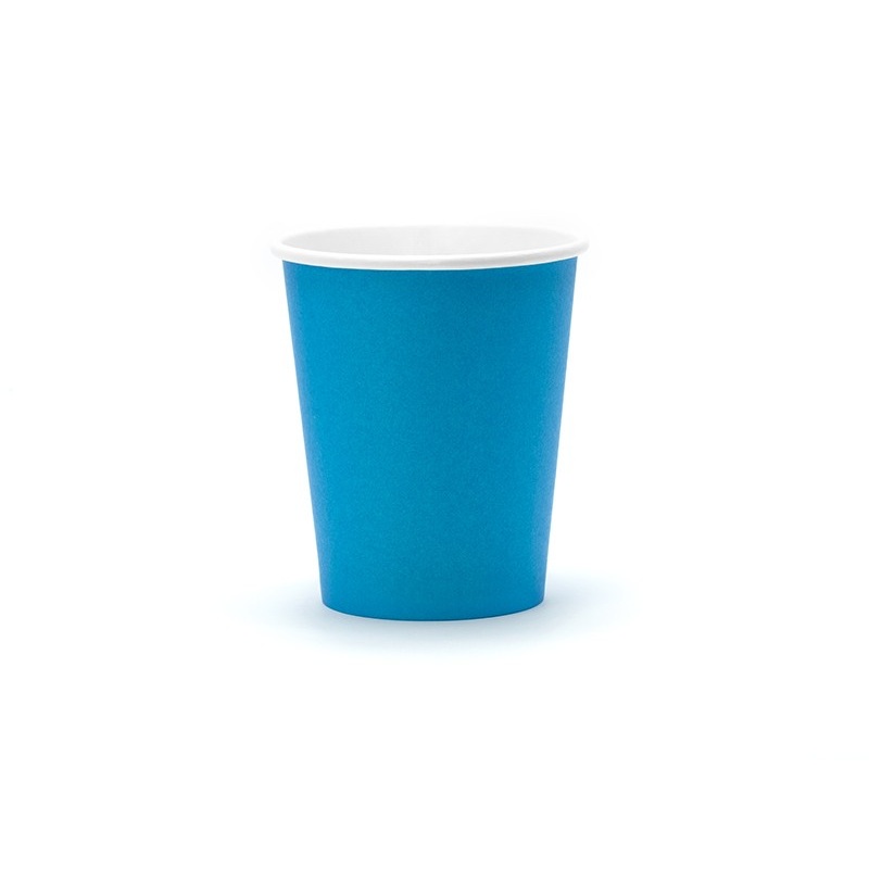 Paper cups Blue Light 6 pcs