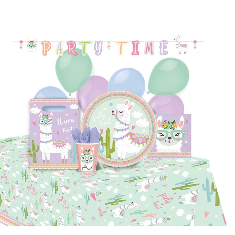 Party set Llama Party 50 pieces