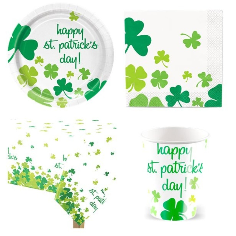 Small Happy St Patricks Day party set