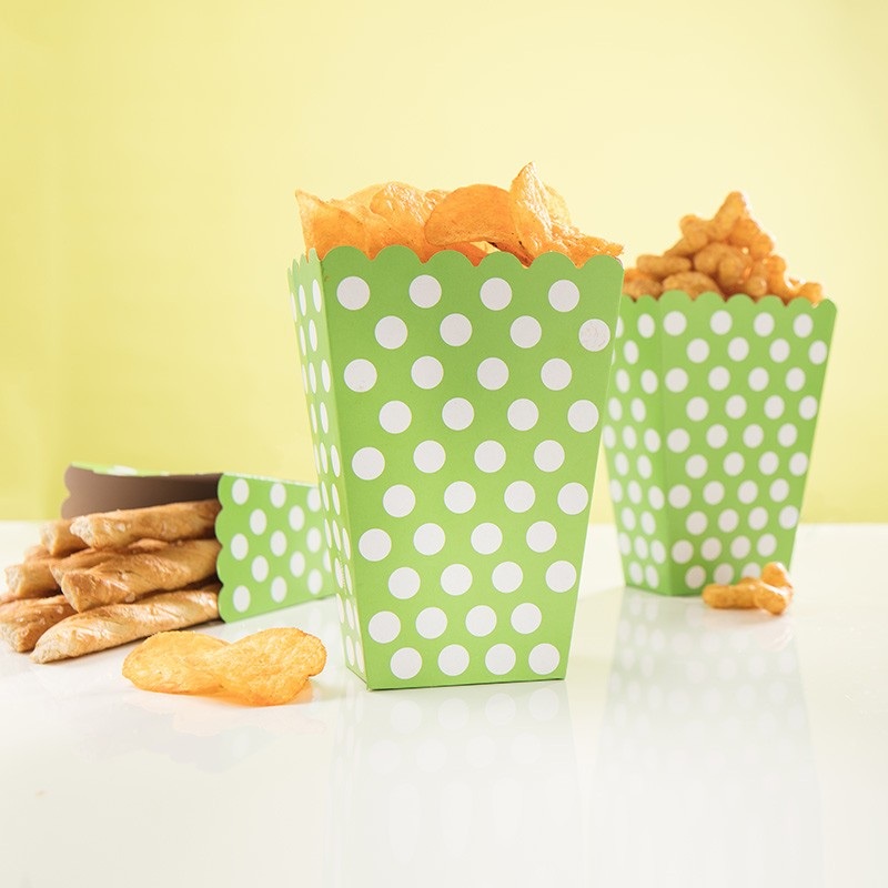 Snack Box Lucy Apple Green Dotted 8 pieces