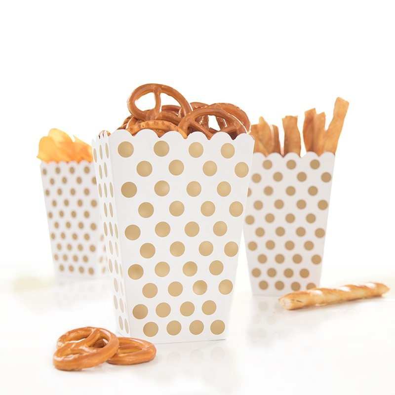 Snack Box Lucy Gold Dotted 8 pieces