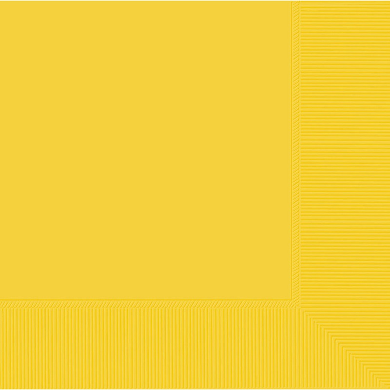 20 napkins Sunshine yellow 25cm