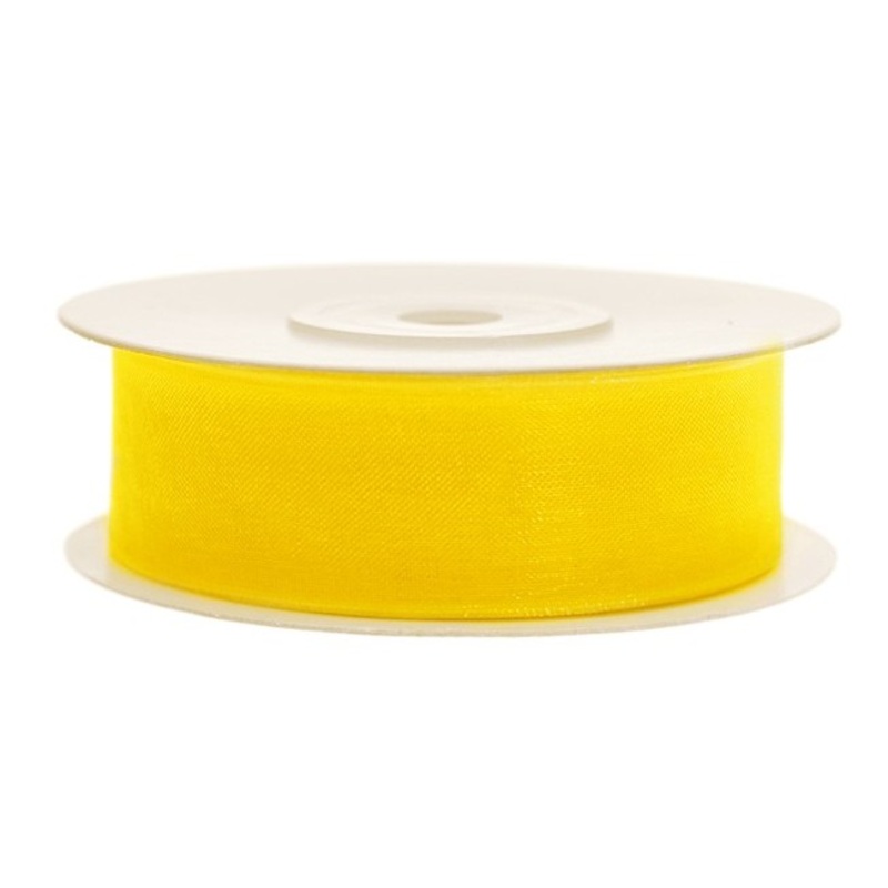 25m ribbon canary yellow