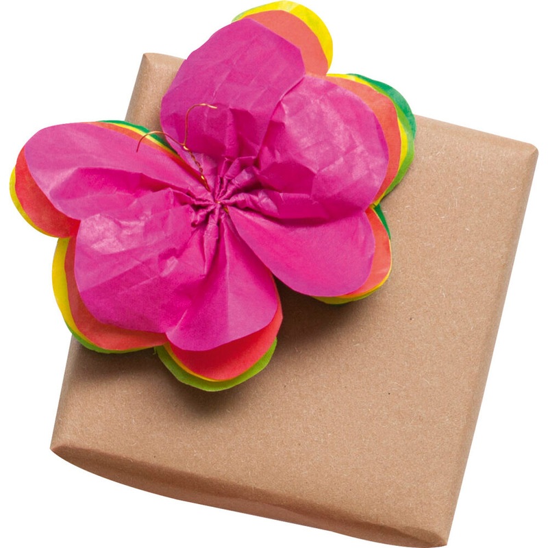 Blumenseide 20g/m wei 50x70cm 10 Blatt