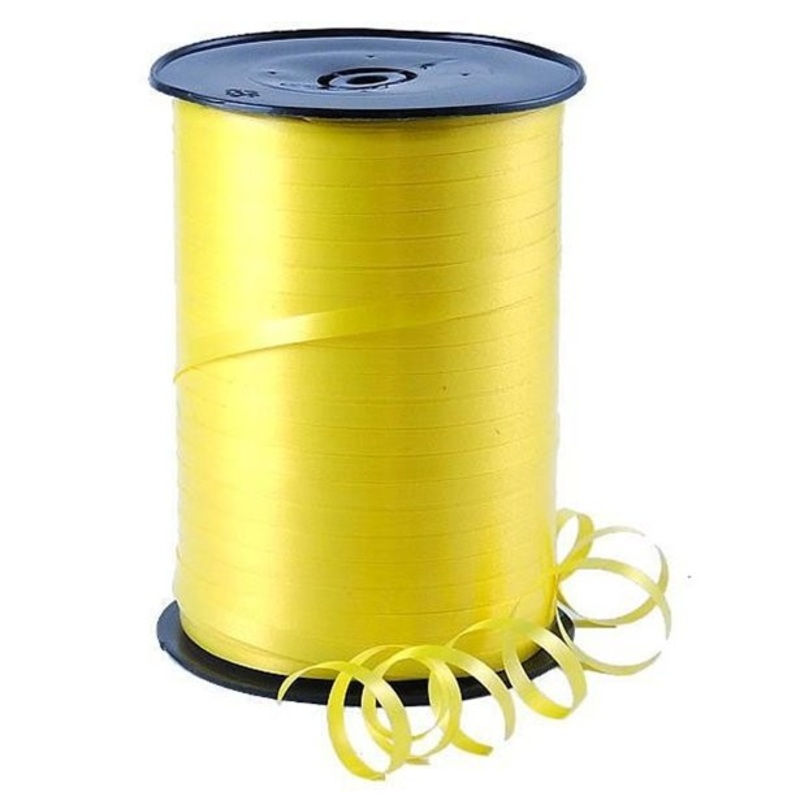 Gift ribbon lemon yellow 500m
