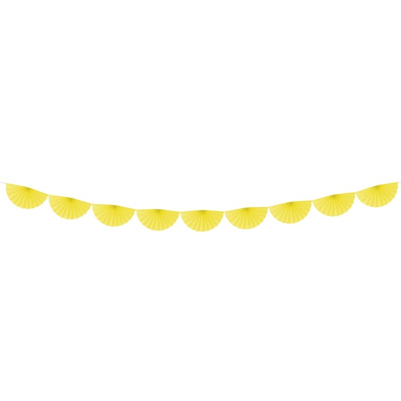Rosette garland Daphne yellow 3m x 30cm