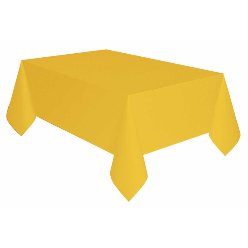 Sunny yellow tablecloth 2.74m