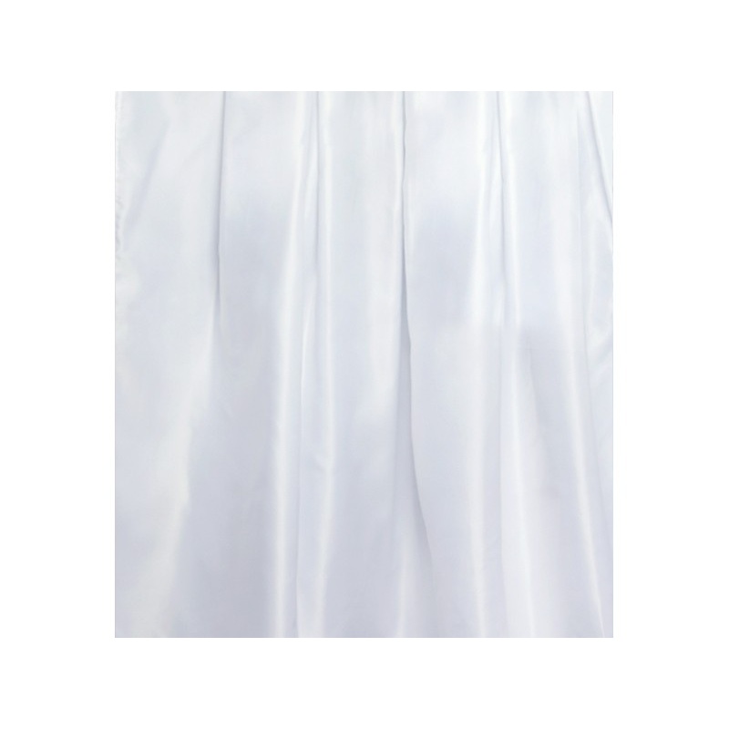 Table covering, satin look, matt white