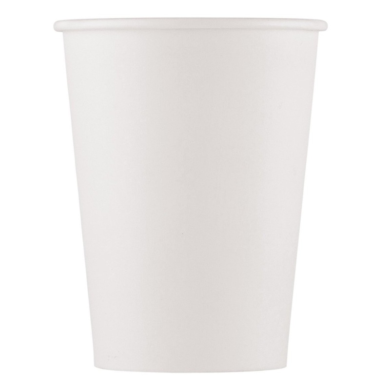 10 FSC paper cups Bellini white 200ml