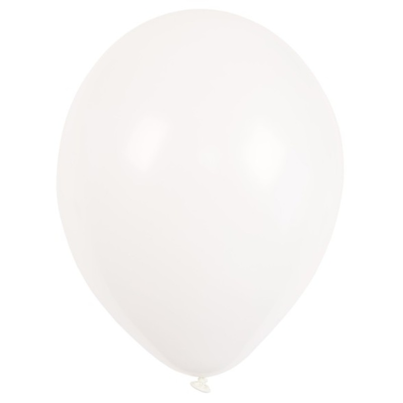 10 transparent latex balloons 27.5cm