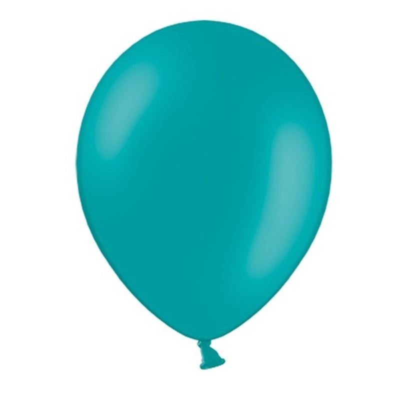 100 balloons Nina turquoise 12cm