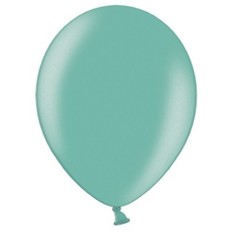 100 Celebration balloons aquamarine 29cm