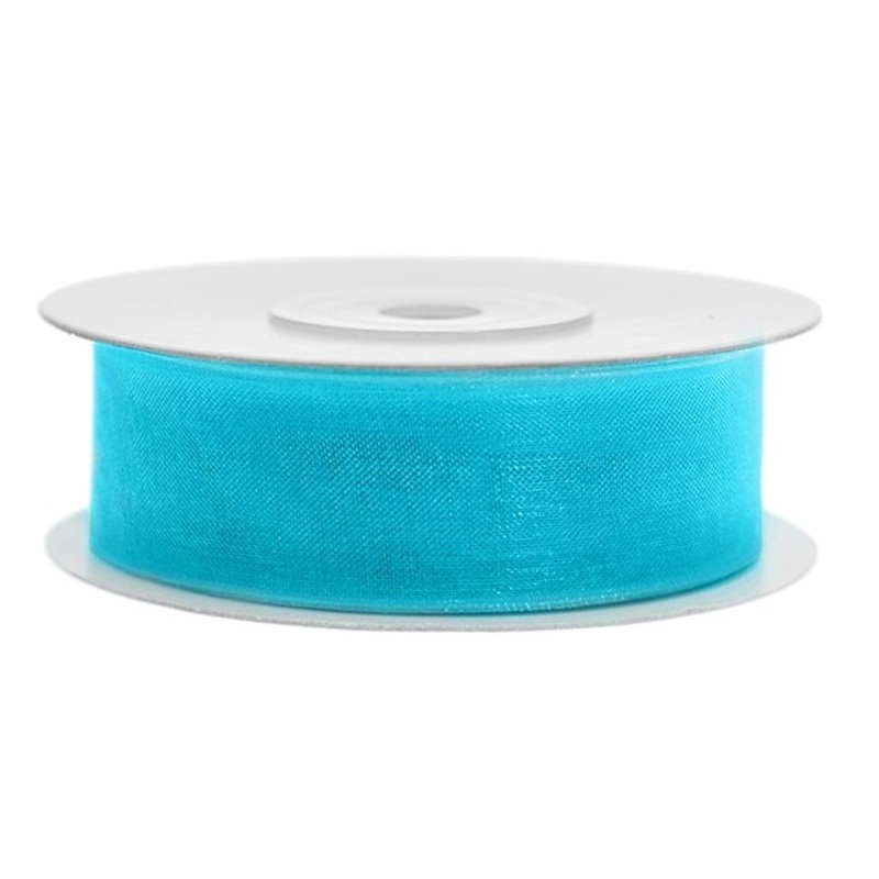 25m Caribbean turquoise ribbon