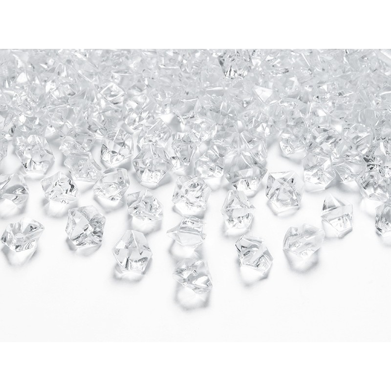 40 decorative crystal stones 14 x 11mm
