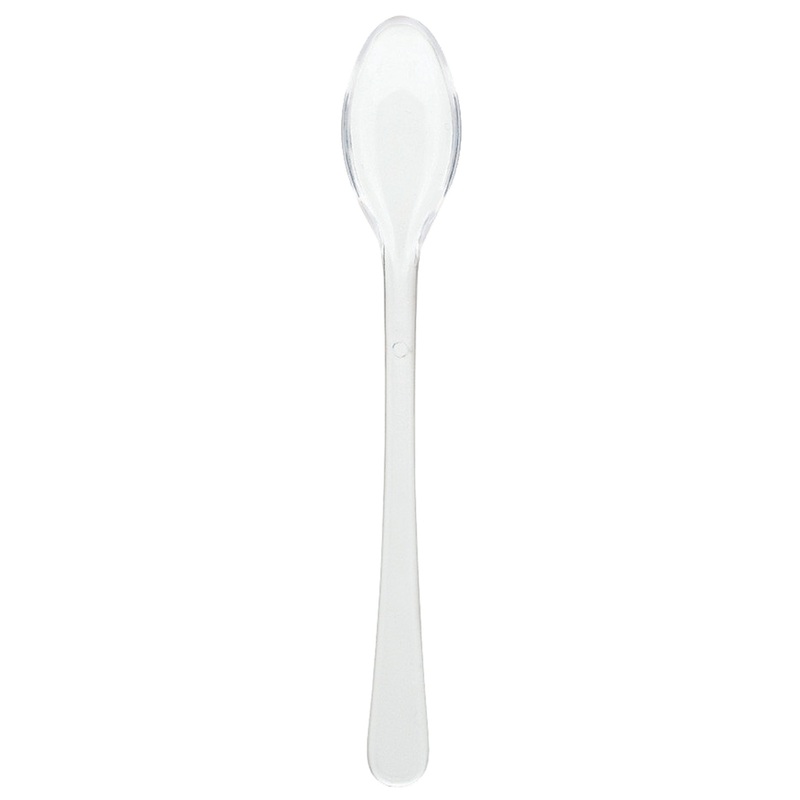 40 transparent teaspoons 10.4cm