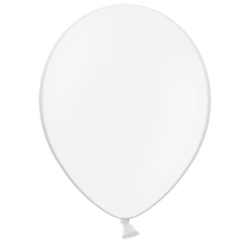 50 party star balloons white 30cm