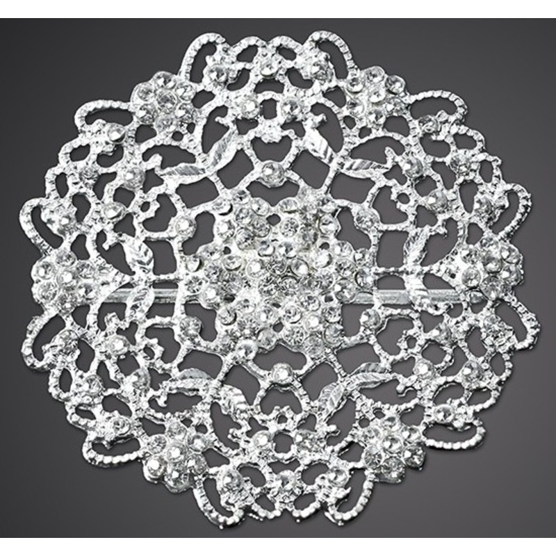 Decorative rhinestone buckle rosette