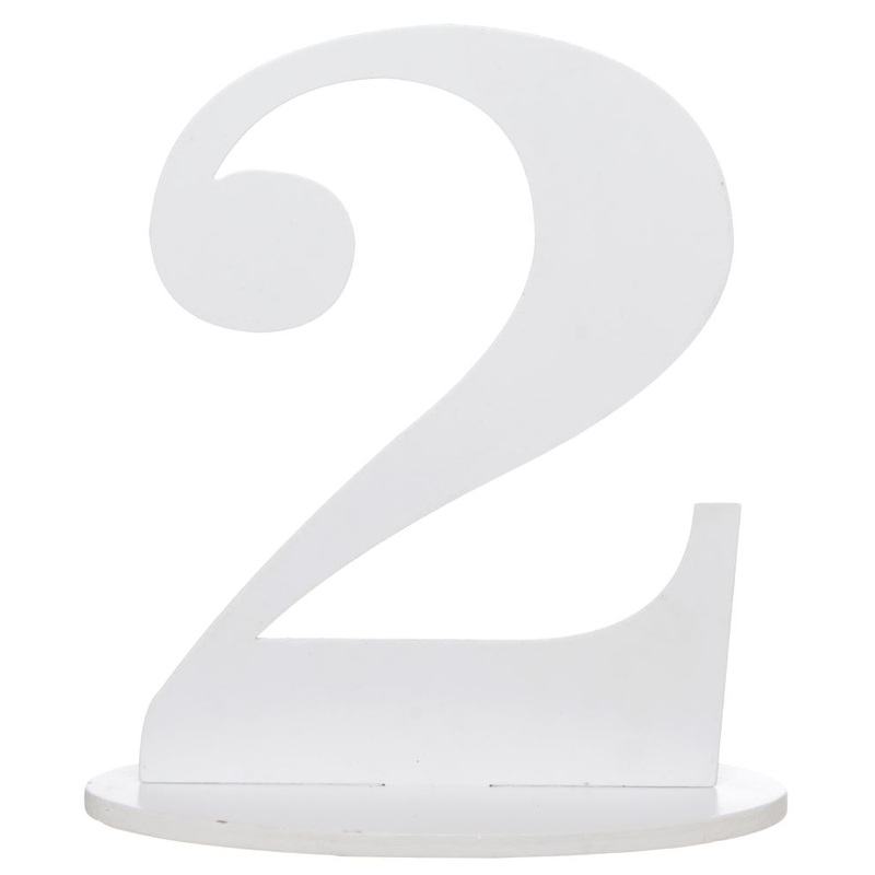 Fabulous 2 table number 17cm