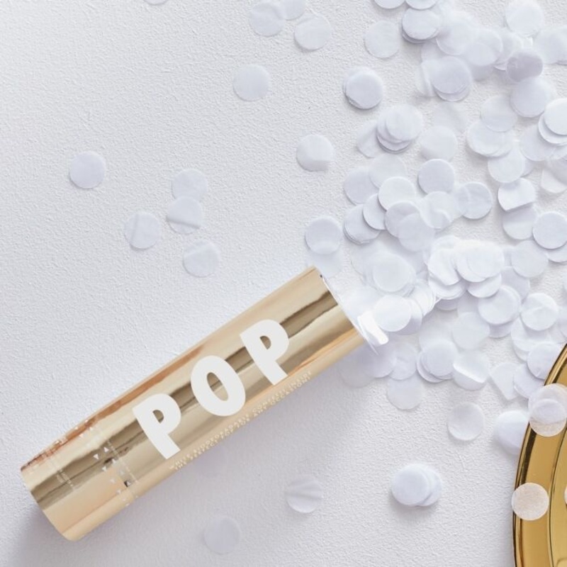 Golden Wedding Eco Confetti Cannon