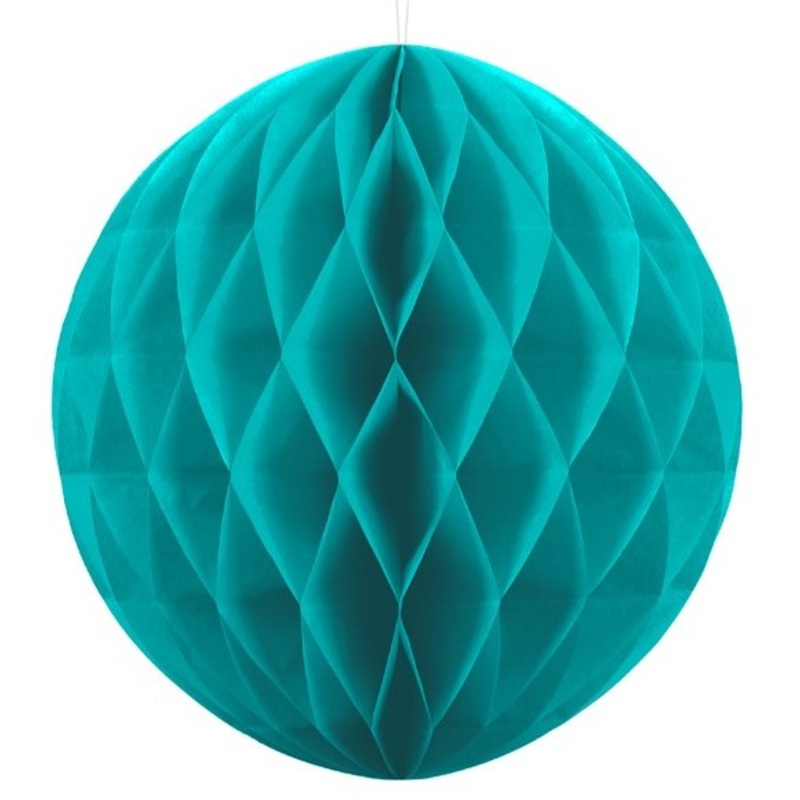Honeycomb ball Lumina turquoise 40cm