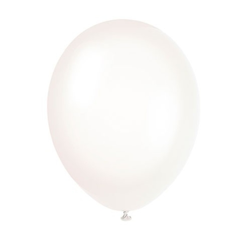 Set of 10 latex balloons transparent 30cm