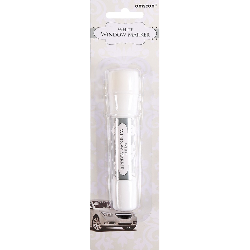 White Color Splash window marker