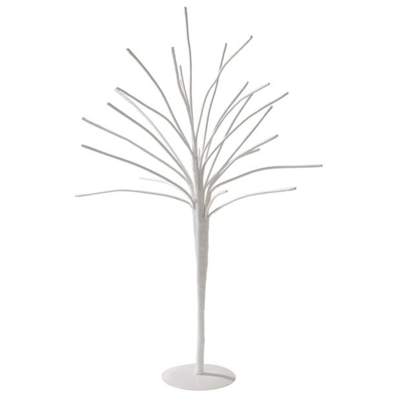 White decorative wire tree