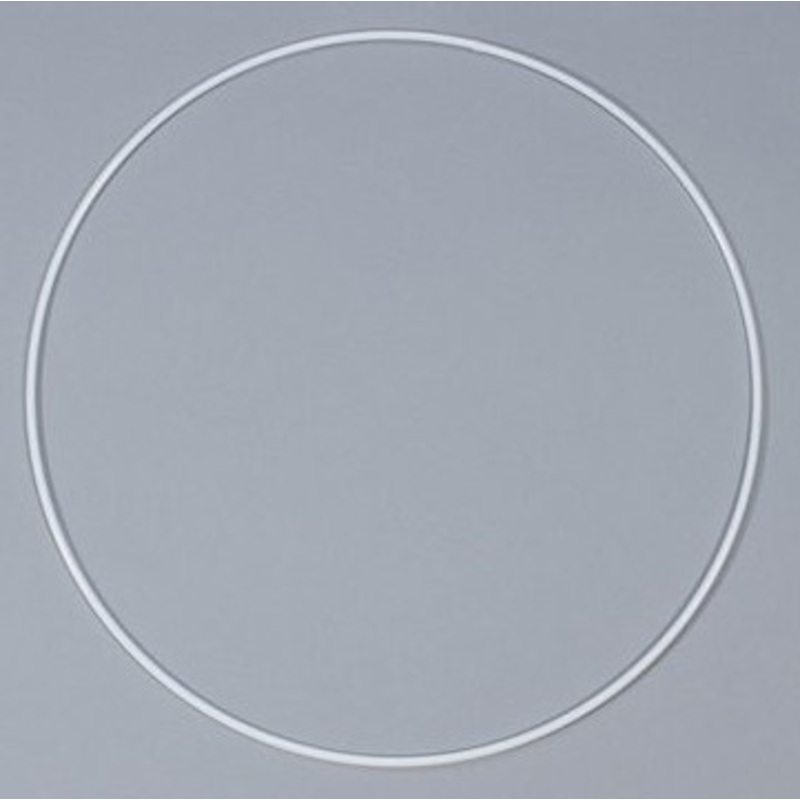 White metal hoop wedding decoration 40cm