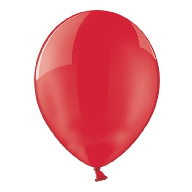 100 balloons Crystal Royal Red