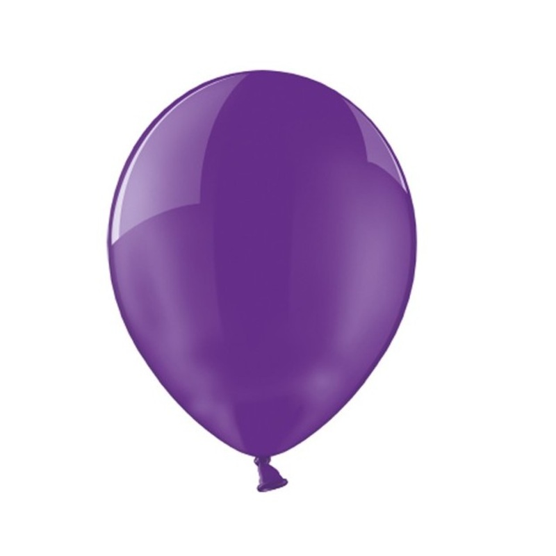 100 balloons Shiny Crystal Violet 30cm