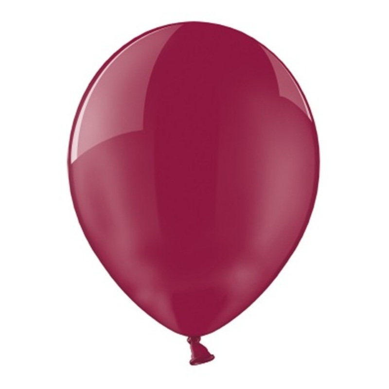 100 balloons wine red glossy 13cm