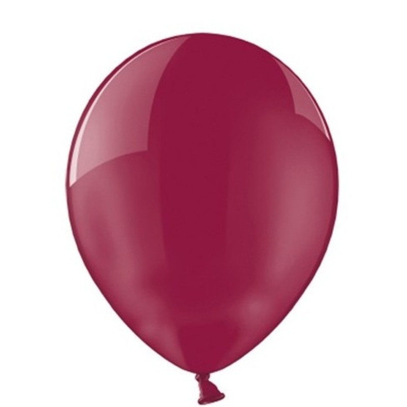 100 beautiful crystal red balloons 27cm