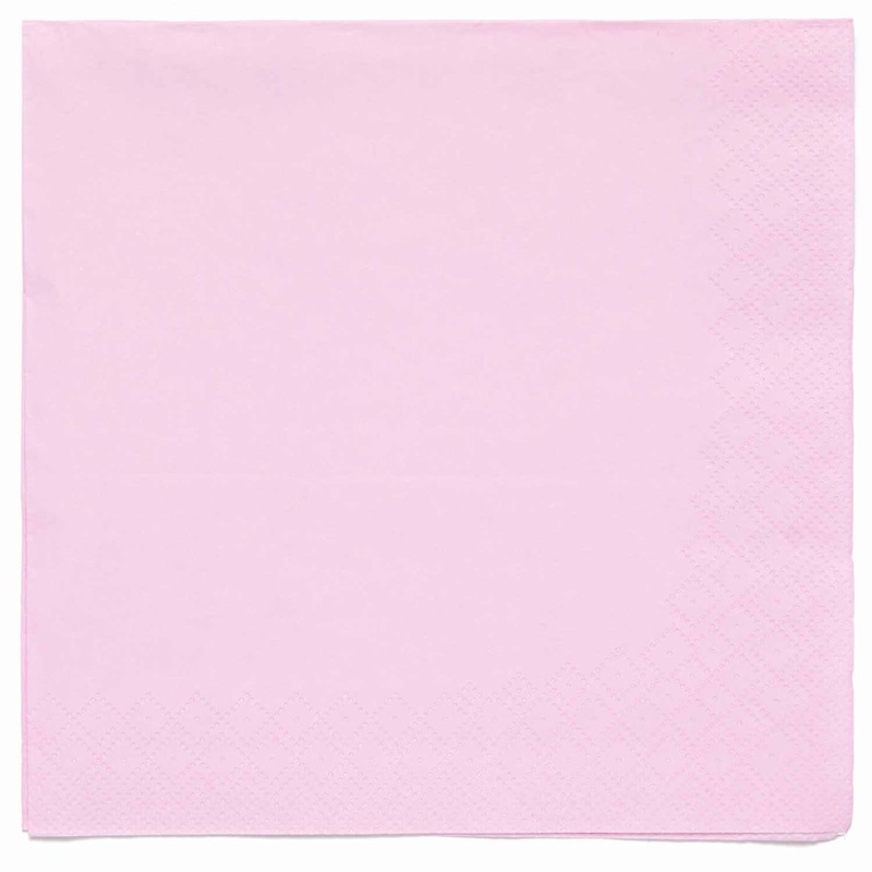 20 Marshmallow Eco napkins 33cm