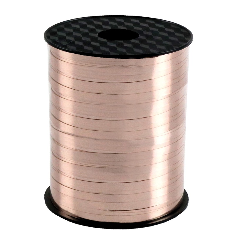 230m rose gold balloon ribbon