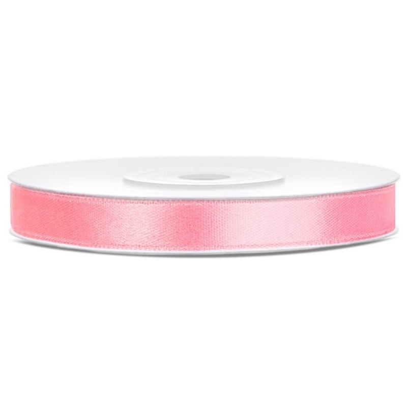 25m satin ribbon London soft pink