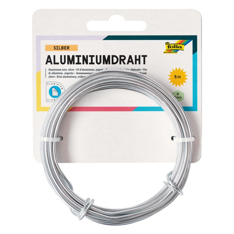 Aluminiumdraht silber 2mmx5m