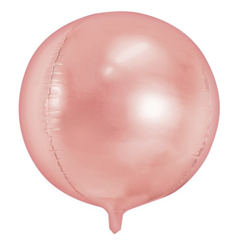 Ball balloon party over rose gold 40cm