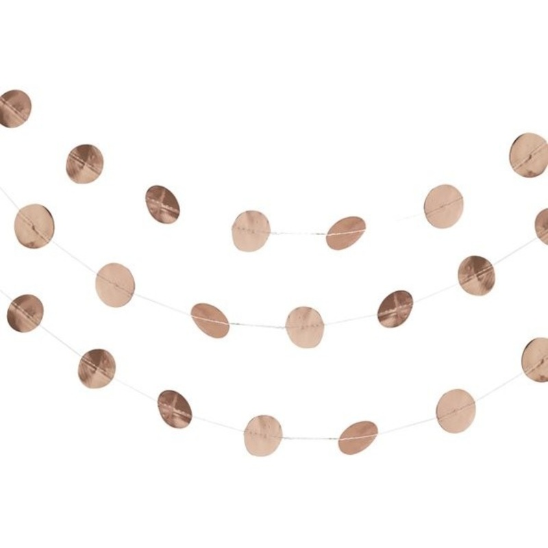 Fairy tale wedding dots garland 5m