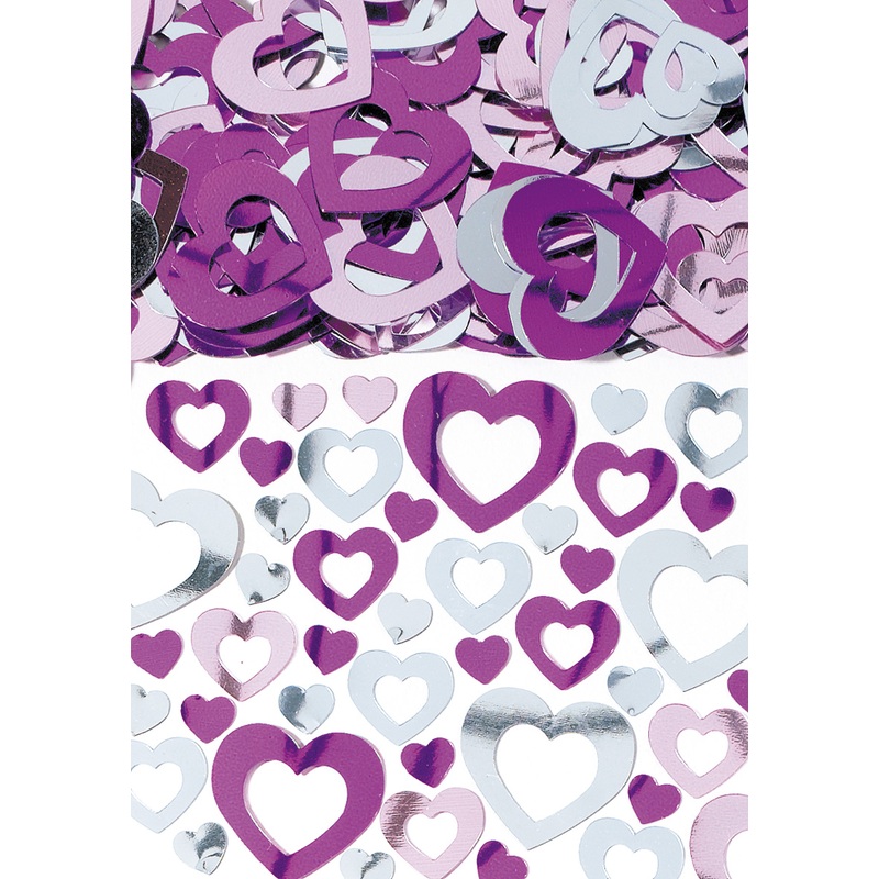 Heart sprinkle decoration Ti amo purple 14g