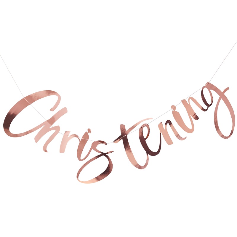 Newborn Star Christening Garland 1.5m