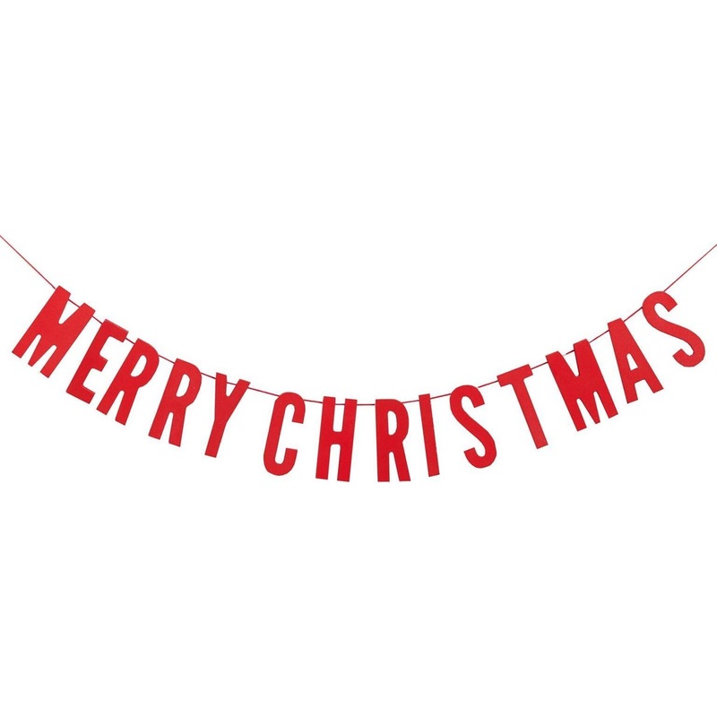 Nordic Christmas Merry Christmas garland