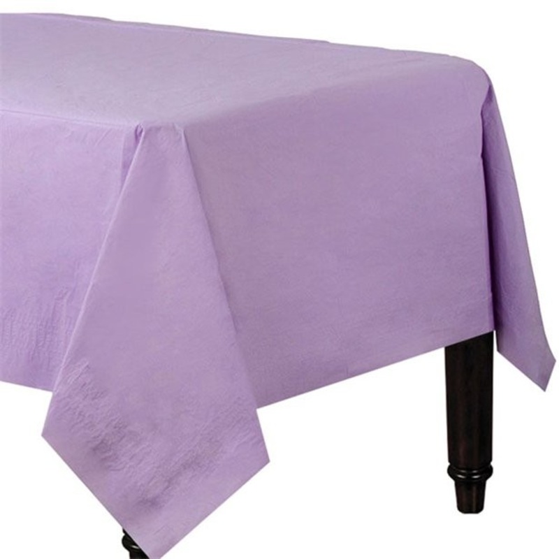 Paper tablecloth in purple 1.4 mx 2.8 m
