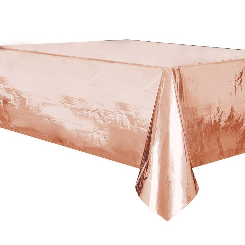 PVC tablecloth Vera rose gold 2.74 x 1.37m