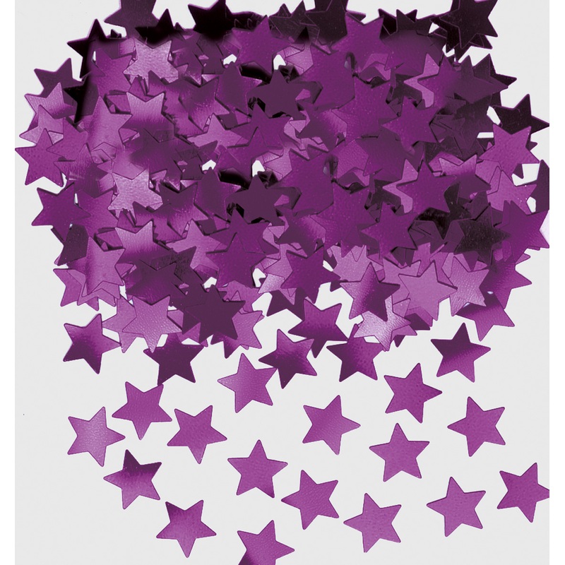 Sparkling star decoration Stella Lilac Metallic