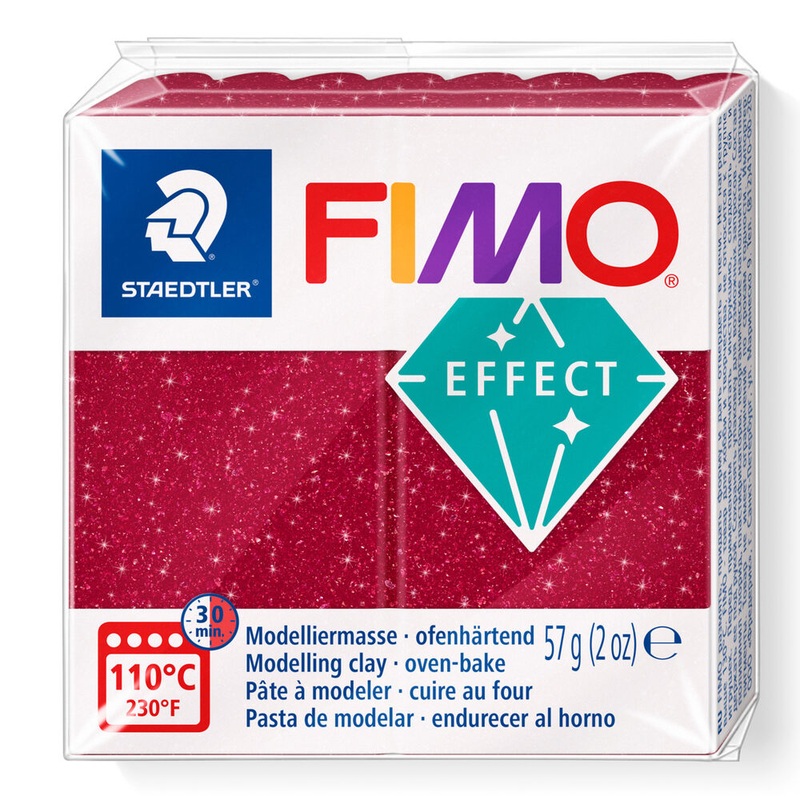 STAEDTLER FIMO Modelliermasse Effect Galaxy rot 57g