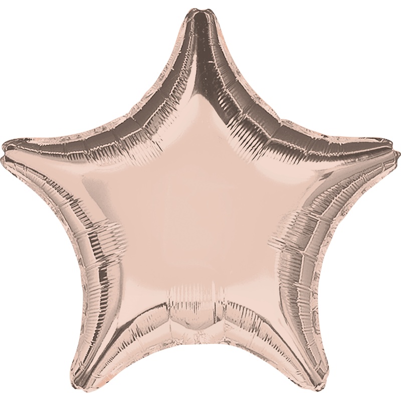 Star balloon rose gold 45cm