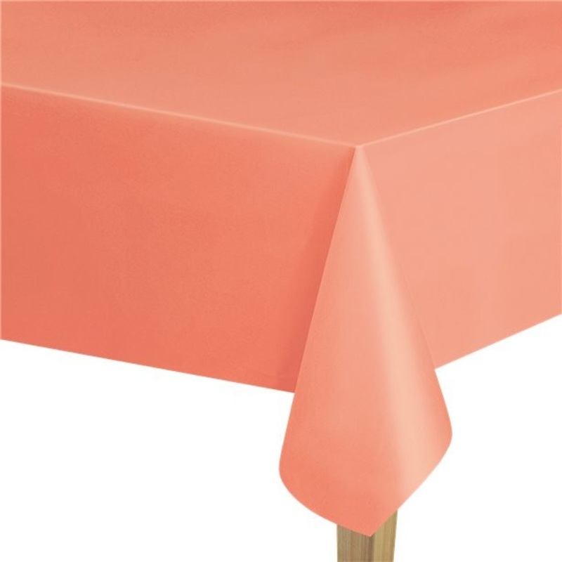 Tablecloth Cleo coral 2.74 x 1.37m