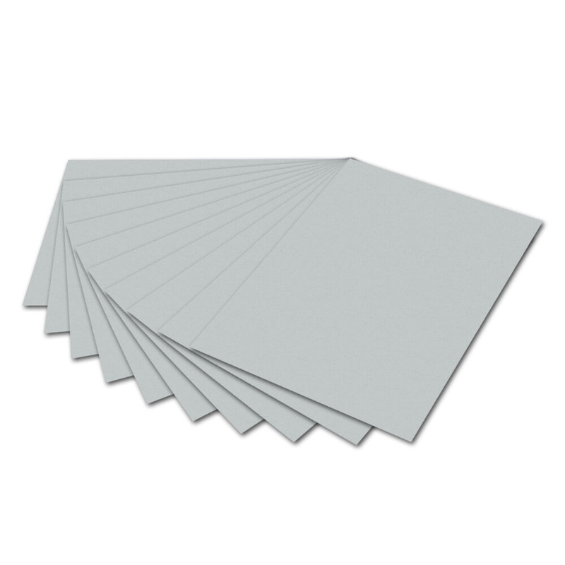 Tonzeichenpapier 130g/m silber DIN A4 100 Blatt