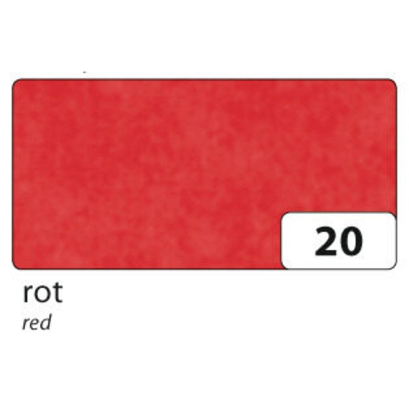 Transparentpapier Rolle rot 70x100cm